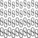 40Pcs Zipper Clips Anti Theft, Double Carabiner Clip, Zipper Locks, Dual Hook Carabiner Lock Zipper Pull Replacement Deterrent, Backpack Lock for Bag Luggage Backpack Purse Travel Suitcase, 4 Size