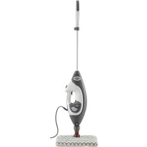 Shark Klik n' Flip Steam Cleaner, Floor and Hand Cleaner, Steam Cleaner for Hard Floors, Tiles, Surfaces, Taps and Glass, 5 Accessories, 2 Settings, Grey/White S6005EU