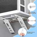 10FT Air Conditioner Drain Hose,Window Air Conditioning Drainage Kit,Portable AC Drain Hose Connector, with Transparent Pipe, Suitable for Window Air Conditioning and Mini Split Units
