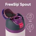 Owala FreeSip Insulated Stainless Steel Water Bottle with Straw for Sports, Travel, and School BPA-Free Sports Water Bottle, 24 oz, Dreamy Field
