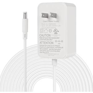 24V DC Power Supply Adapter 24Volt 2A 48W Adapter UL Listed, AC to DC Converter Transformer 100-240V AC Input with 5.5 x 2.1mm US Plug for LED Strip, CCTV Camera and Other Low Voltage Devices