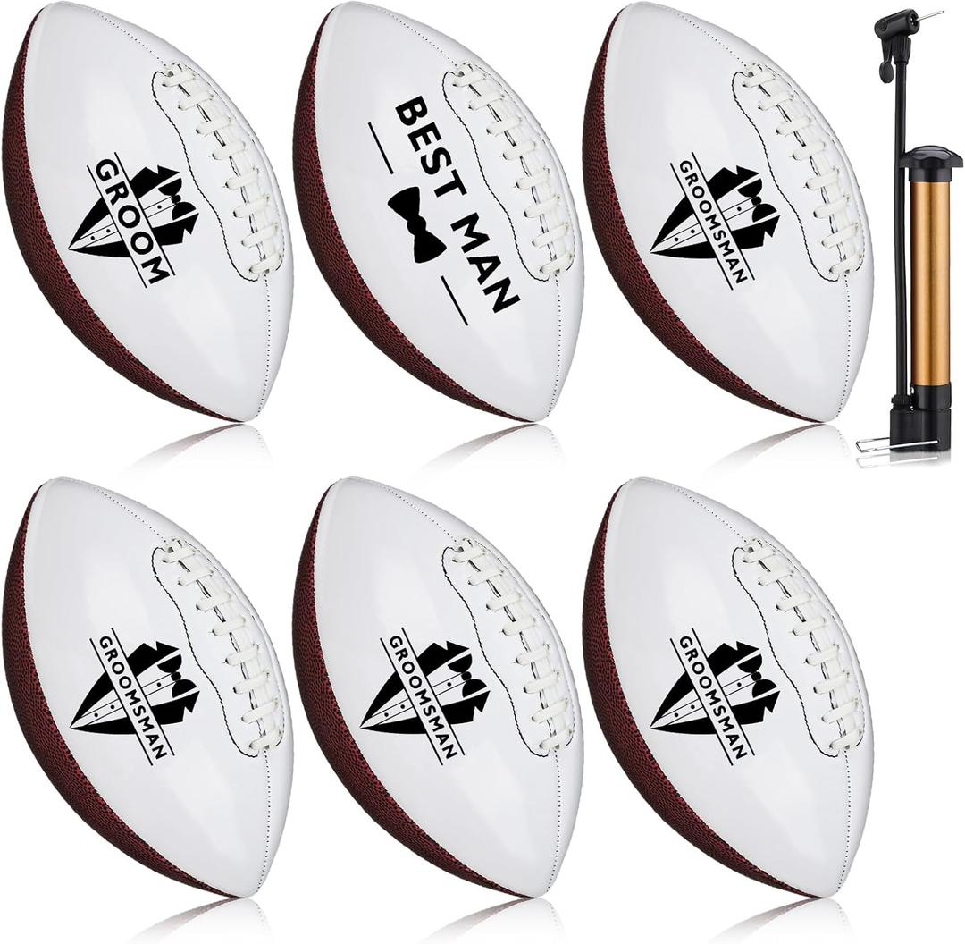 Wedding Proposal Gifts Football Bulk Will You Be My Groomsman Flower Girl Bridesmaid Ring Bearer Proposal Keepsakes Football Gifts