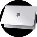 Ultra Thin Case Compatible with MacBook Neo 13 inch A18 Pro A3404 [Matching Mac's Color], 2026 Release, Matte Crystal Hard Cover for Mac Book Neo 13", Silver Transparent