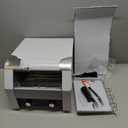 Conveyor Toaster 300 Slices/Hour, Commercial Bread Toaster Bagel Toaster for Restaurant, 110V 1900W Stainless Steel Toaster Oven for Restaurant,Buffets,House Use