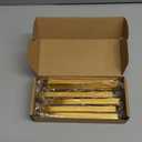 goldenwarm 6 Pack Gold Cabinet Handles Brushed Brass 4 Inch Pulls for Drawers Gold Kitchen Hardware - LS1212GD102 Modern Brass Door Pulls Handles, 102mm(4 inch) Hole Centers (Brushed Gold)