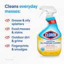 Clorox Disinfecting All-Purpose Cleaner 32 Oz and Bathroom Cleaner, Household Essentials, 30 Oz, Pack of 3