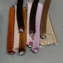 Heatless Curls Overnight Set - 4PCS Jumbo Velvet Hair Rollers to Sleep In, Soft Flexi Rods for No Damage Curls and Wave (Brownish red)