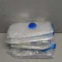 3 Pack Vacuum Storage Bags, Space Saver Bags Compression Storage Bags for Comforters and Blankets, Vacuum Sealer Bags for Clothes Storage,