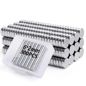 VNDUEEY 300Pcs Refrigerator Magnets, Small Magnets, Fridge Magnets, Whiteboard Magnets, Tiny Magnets, Round Magnets, Mini Magnets for Crafts, Miniatures, Nails, Office, Kitchen