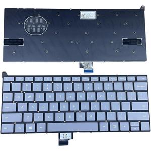YIJIATech New Keyboard US Layout for Microsoft Surface Laptop GO1/2 2013 1943 1963 Gray Frameless Laptop Keyboard Without Backlight AEZ91U021100CW502BE3A NSK-901PQ AEZ91U02110 9Z NJ0PQ.101