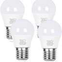 Vgogfly LED Bulb 3W 25 Watt Equivalent Light Bulbs Night Stand Table Lamp Warm White 2700K LED Energy Saving E26 Medium Screw Base for Home Light 4 Pack