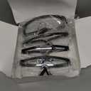 Safety GlassesClear Anti-Fog Goggles Over-Spec Glasses Protective Eye Wear Industrial Approved Wide, Vision 4 Pack