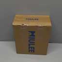 MIULEE Cream Blackout Curtains for Bedroom Living Room 84 Inches Long 2 Panels, Thermal Insulated Room Darkening Drapes Solid Grommet Noise Reduction Light Blocking Window Treatments 40x84 Inch