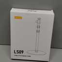 jusmo LS09 Aluminum Projector Floor Stand for Nebula/XGIMI/Other Video Projectors, Mevo Camera Stand, 16.5-34.6inch Adjustable, Compatible with Projector/Camera/Phone/GoPro/Webcam/Lights