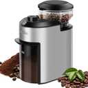 Wancle Burr Coffee Grinder Electric with 28 Grind Settings, 2-12 Cup Capacity Coffee Bean Grinder for Espresso, Drip & French Press, Stainless Steel Coffee Grinders with Chamber Cleaning Brush