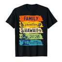 Family Vacation Hawaii 2026 Matching Group Vacation T-Shirt S