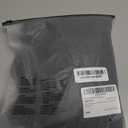 SweatyRocks Women's High Slit Ruched Sheer Sleeveless Low Cut Halter Maxi Dresses Black Medium