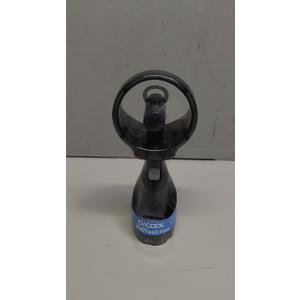O2COOL Deluxe Handheld Battery Powered Water Misting Fan (Grey) (Single)