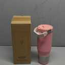 STANLEY IceFlow 2.0 Flip Straw Tumbler with Handle 30 oz | Twist On Lid and Flip Up Straw | Leakproof Water Bottle | Insulated Stainless Steel | BPA-Free | Pink Mesa