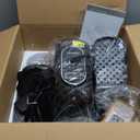 Under Desk Elliptical Machine, Leg Exerciser as Seen on TV While Sitting for Senior with Remote Control, Portable & Quiet Pedal Exerciser with 12 Adjustable Speed, Black