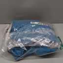 Queenmore Winter Dog Jacket, Waterproof Puffy Snowsuit, Adjustable Reflective Fleece Lining Warm Padding Parka for Cold Weather, Blue, Large