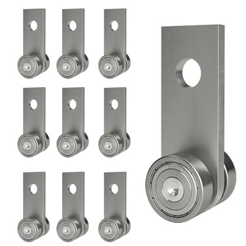 Trolley Assembly,2 Wheel Trolley Rollers for Use with 1-5/8" Wide and All 1-5/8" or Taller Strut Channel (Pack of 10)…