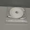 Basesailor 12V DC Extension Cable 20ft 2 Pack,5V 9V 2.1mm x 5.5mm 5521 Power Supply Adapter Long Flat Extender Cord,Female to Male Wire for Outdoor CCTV Security Camera,IP Network Camera,DVRs (White)