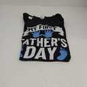 My First Fathers Day Baby Boy Outfit First Time Dad T-Shirt, XL