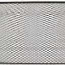 HAHIYO Stackable Mesh Tray Cup 15 x 6 x 2 inches Sturdy Container for Desk Drawer Organizer Collection for Home Office School kitchen Soft Foam Feet No Sharp Edges 1 Pack Black