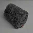 OLANLY Bathroom Rugs 30x20, Extra Soft Absorbent Chenille Bath Rugs, Rubber Backing Quick Dry, Machine Washable Bath Mats for Bathroom Floor, Tub and Shower, Home Decor Accessories, Grey