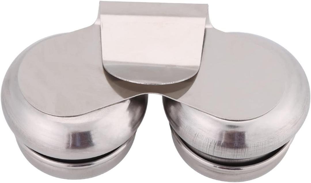 Paint Oil Palette 10 * 6 * 5 Stainless Steel Large Double Palette Cup Oil Paint Megilp Turpentine Solvent Container with Lid