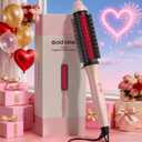 Infrared Thermal Brush, 2026 Upgrated Negative Ion Thermal Round Brush for Women Girls Hair Care, Larger Barrel for Faster Blowout, 6-Temp, Dual Voltage, No Damage, LED Display, 1.7 Inch Salon Styler