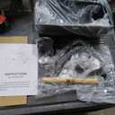 Joyfair Portable Charcoal Grill with Thermometer, Small Tabletop Barbecue Grill for Outdoor Camping Backyard Party BBQ Cooking, Extra Thick Steel & Heavy Duty, Innovative Design & Easy Assembly