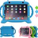 CHIN FAI Kids Case for iPad Air 5th/4th Generation 10.9 Inch (2022/2020) & iPad Pro 11" (2021/2020/2018) Shockproof Silicone Handle Stand Case with Pencil Holder (Blue)
