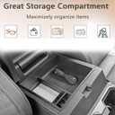 for Toyota 4Runner 2025 Center Console Organizer Interior Accessories Armrest Insert Tray ABS Coin Holder Storage Box (Center Organizer Fits 2025 4Runner)