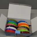 3D Pen Refills 1.75mm PLA Filament 640 Feet 16 Colors, Each Color 40ft, Bonus 250 Stencils eBooks, dikale 3D Pen Material