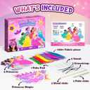 Gooidea 10PCS Poke Arts and Crafts for Girls Classical Princesses Poking Art, Mess-Free DIY Craft for Kids DIY Creative Activities Pretend Play Toy Gifts for Kids Age 4-9