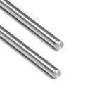 2Pcs 1/4" OD 304 Stainless Steel Rod 36" Length Round Metal Shaft Rods