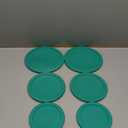 Replacement Lids for Pyrex Containers Round Glass Food Plastic (2) 2-Cup (2) 4-Cup (2) 7-Cup (Turqoise)