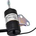 16851-60014 Fuel Shut Off Solenoid Compatible with Kubota BX2230D BX1500D BX1800D RTV900R RTV900T B7410D Z482 Z602 D722 D902 D782 D622 Z402 Replacement for 16851-60012 052600-4531 12VDC