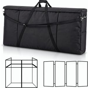 Teenyyou Padded Universal Gear Bag 48x24x5 in Adjustable Shoulder Strap
for Portable Stage, LED Screens, Monitors, TVs, Dj Facade Booth Table Accessories Equipment Bag, Portable Stage Art Portfolio