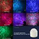Calming Sensory Lights, Sensory Toys for Kids with Autism, Ocean Light Projector with 15 Color Patterns, Light Projects Water Ripple Effects onto Walls and Ceilings, Autism Toy,for Children and Adults