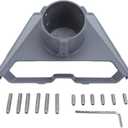 Satellite Mount, Heavy Duty Aluminum Alloy, Weatherproof, Rusts Resistant, Quick Installation, for Outdoor Dish and Antenna Support