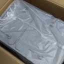 SIMPLI-MAGIC 16 Gallon (38L x 22L) Dual Compartment Step Trash Can  Kitchen Garbage Can with Waste & Recycling Bins  Slow-Close Lid, Odor Control, Hands-Free, Inner Bases, Brushed Stainless Steel