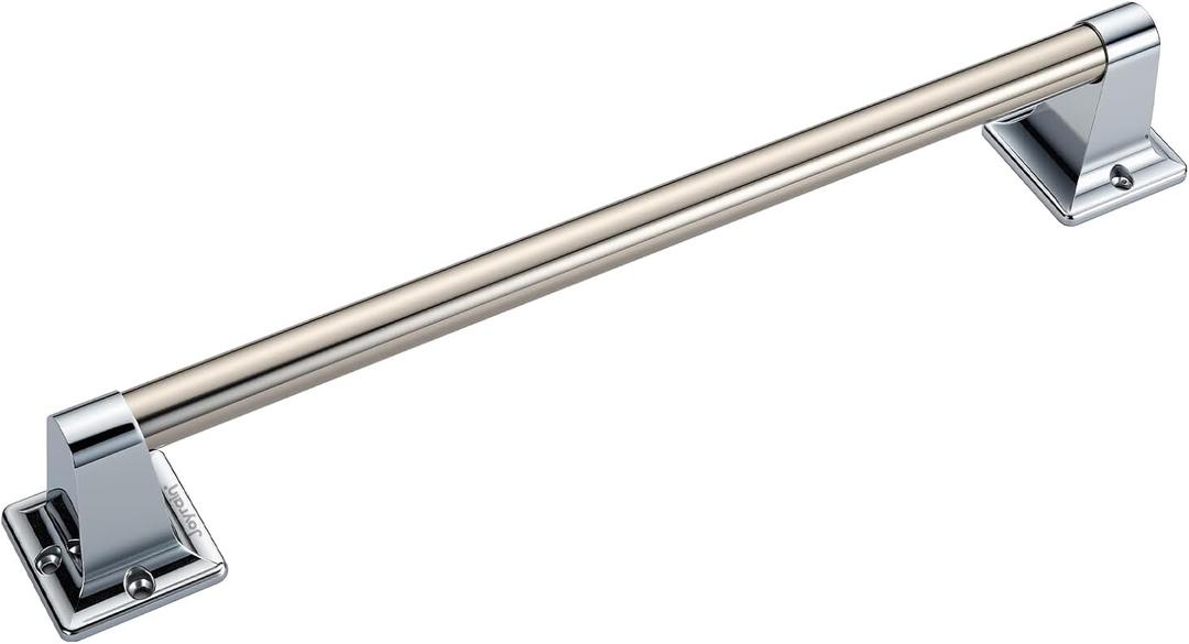 Joyrain Stainless Steel Bathroom Grab Bar for Elderly - Safety Rail & Towel Rack Dual Function, 9/16/24 Inch Anti-Slip Handle for Shower/Toilet/Tub (Chrome, 24 inch)