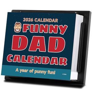 2026 Desk Calendar - 365 Days a Year of Hilariously Funny Jokes, Dad Funny Calendars, Humour that the Whole Family will Enjoy, Jokes Desk Calendar