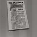 NEWYES Calculator, with Writing Tablet and Pen, Solar & Battery Powered, Suitable for Students, Families, Offices (Black)