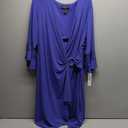 R&M Richards Women's Vibrant Glam Wrap Dress, Size 18