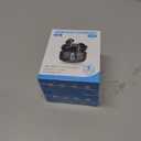 2 x Studio-Quality Wireless Ear Buds with Deep Bass & Enhanced Audio Clarity, Bluetooth 5.4, 10-Year Lifespan Earbuds, ENC Noise Cancelling Calls, Secure Fit Memory Foam Tips, IPX6 Waterproof (White)