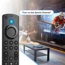 Replacement Voice Remote Control Compatible with All Fire Smart TV Stick(Lite,2nd gen,3rd gen,4K Max), Cube, Pioneer, Hisense, for Insignia Smart TV Stick with Voice Control